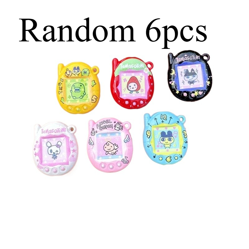Kawaii Tech Accessories - 1/3/6 шт. акриловые бусины-аксессуары в стиле