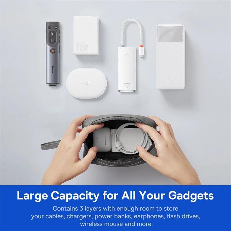 Портативный чехол для наушнико – обзор и цена Travel Cable Organizer