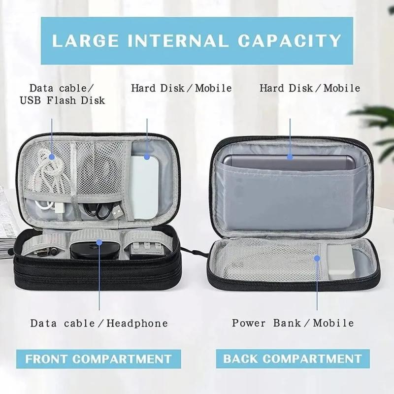1 шт. серый/черный/розовый/тем – обзор и цена Travel Cable Organizer