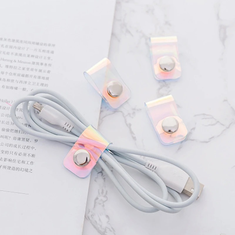 5 шт. INS лазерный ПВХ-органай – обзор и цена Travel Cable Organizer