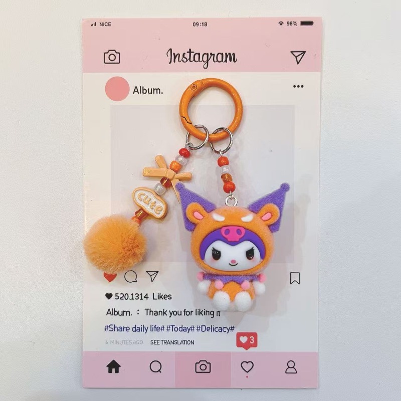 Модный брелок-фигурка Куроми и – обзор и цена Kawaii Tech Accessories
