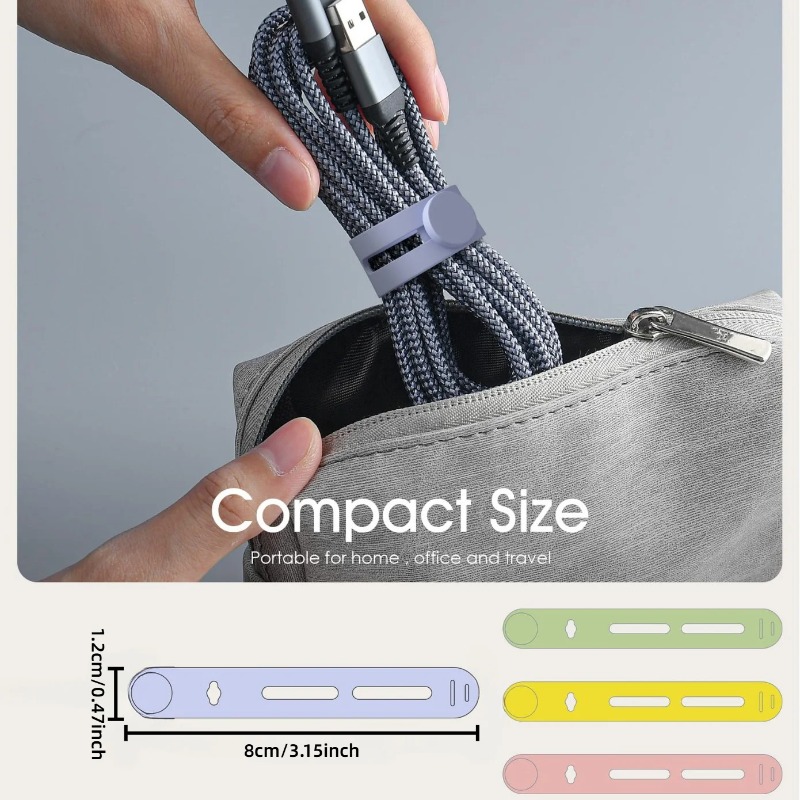 5/10 шт., портативный органайз – обзор и цена Travel Cable Organizer