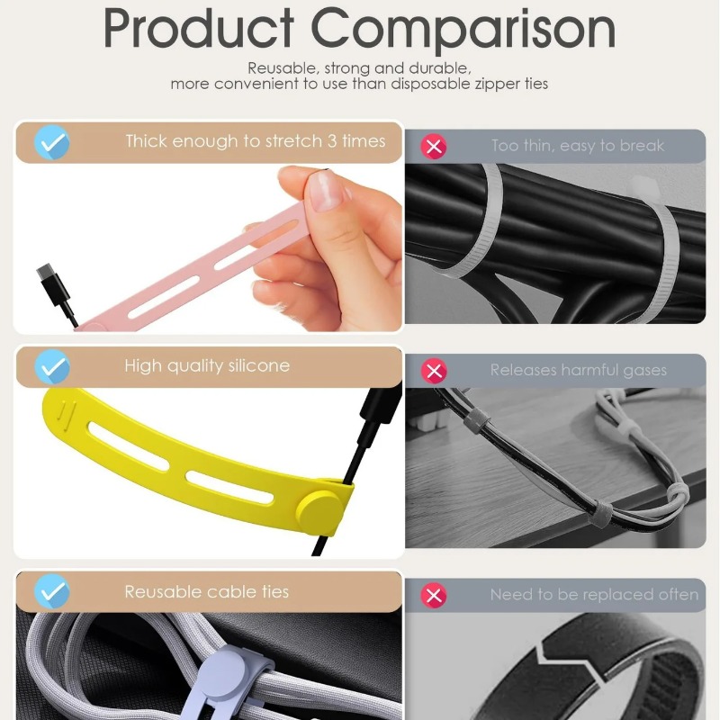 5/10 шт., портативный органайз – обзор и цена Travel Cable Organizer