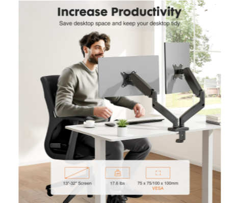 Кронштейн для двух мониторов,  – обзор и цена Monitor Arm Single